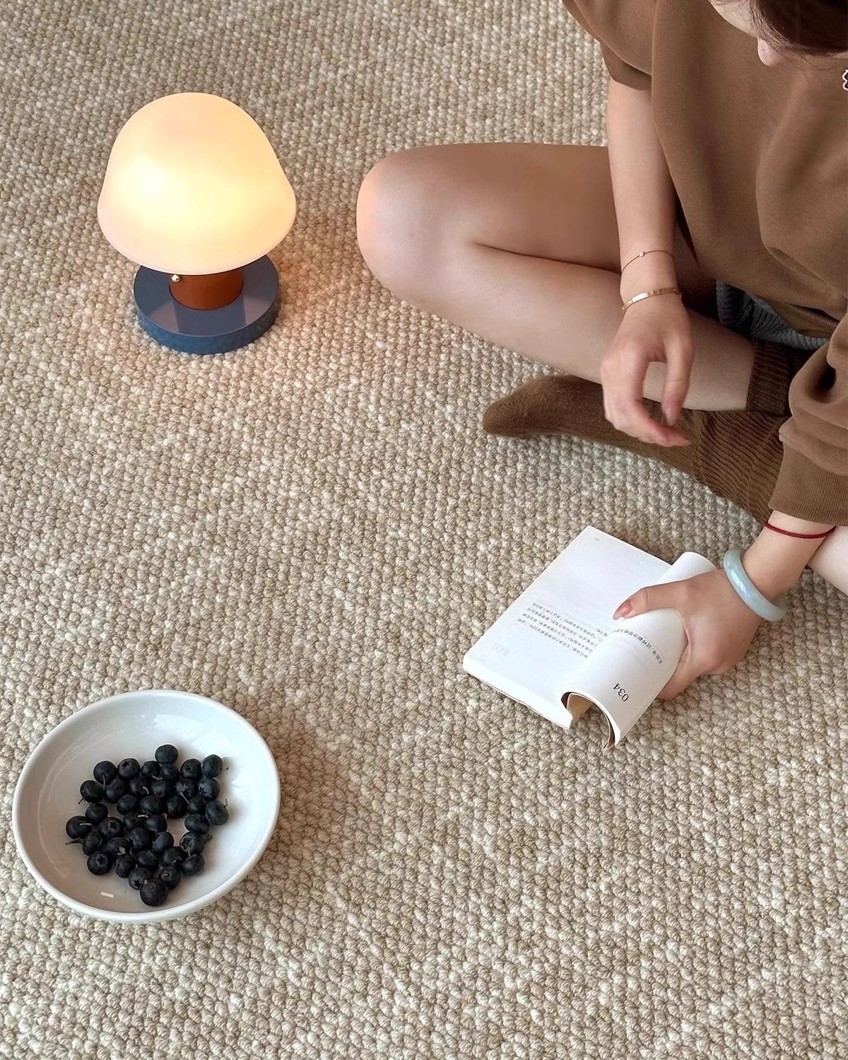 Thảm Len Lông Cừu - Lạc Diệp