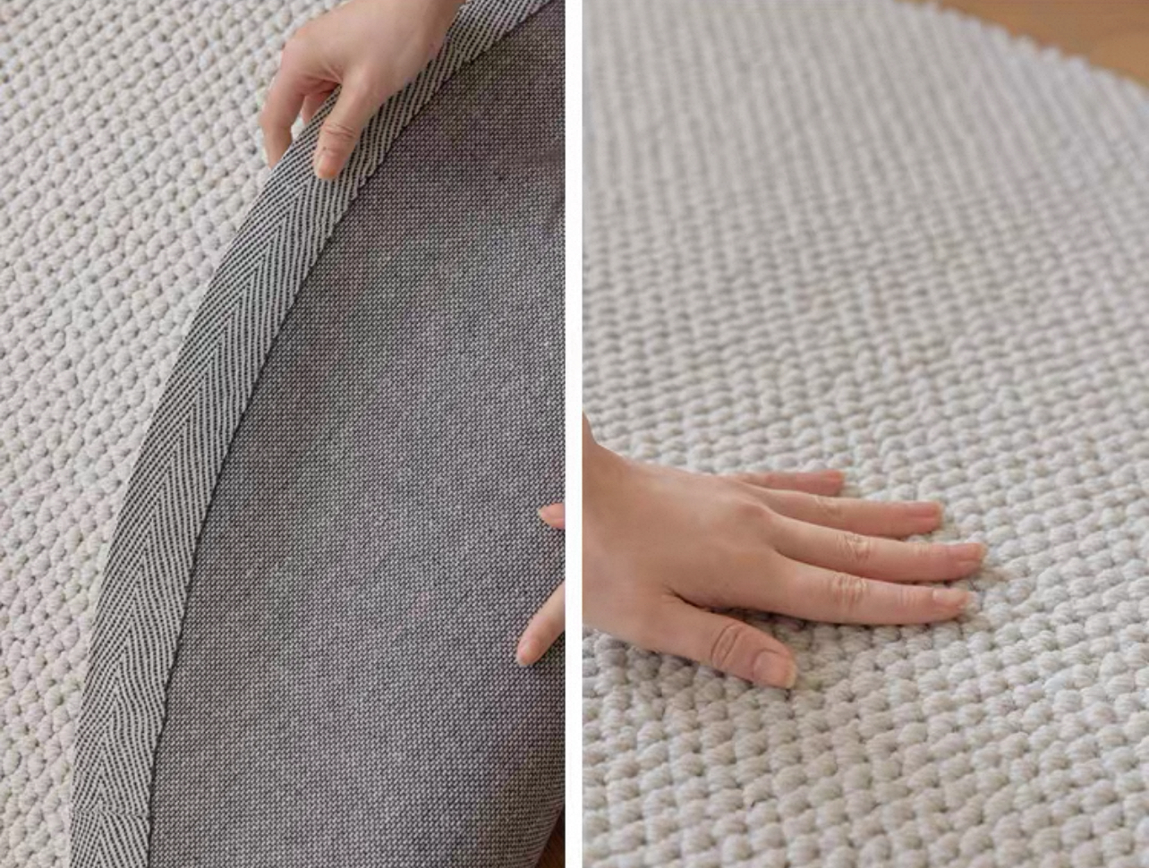 Thảm len lông cừu Vô Mộc Tròn