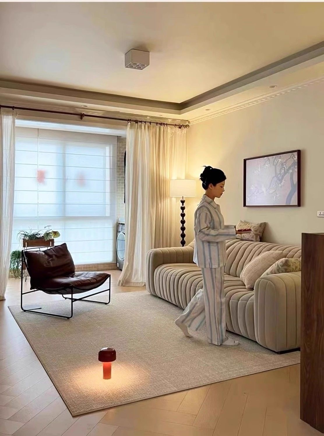 Thảm Len Lông Cừu - Lạc Diệp